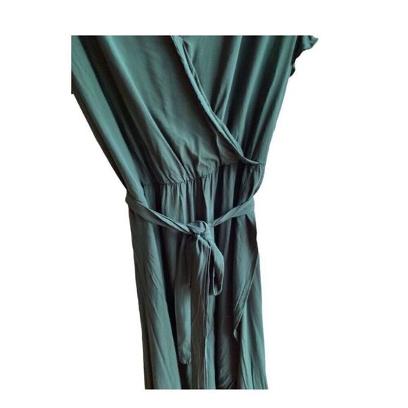 Grecerelle women’s Ruffle trim V-neck Boho, Flowy wrap, dress size smal - Picture 3 of 5